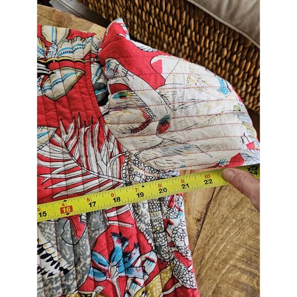 Liza Byrd The Madeline Reversible Quilted Jacket Women's Size L Scarlett Monkey - Picture 7 of 10